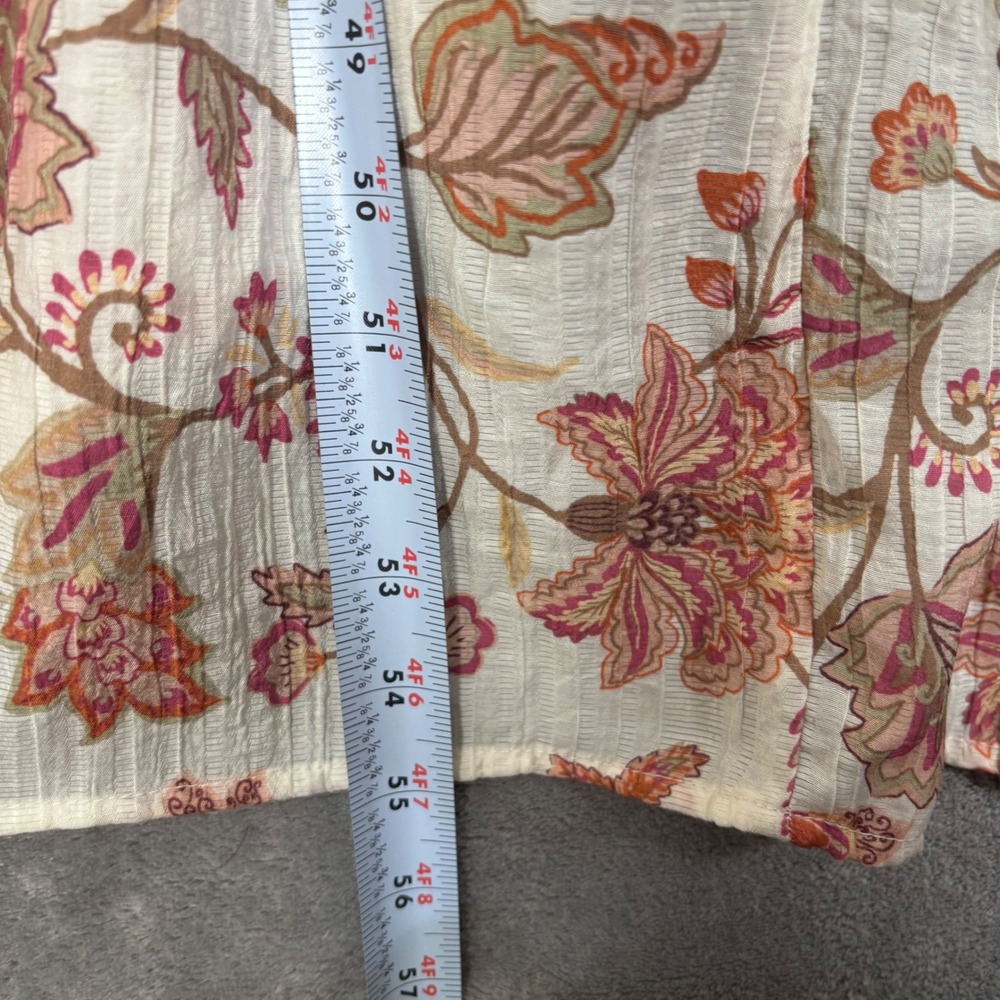 Torrid‎ Jane Jaco Whisper Cream Floral Maxi Dress Ruffle Surplice 1X 14-16 NEW - Picture 13 of 15
